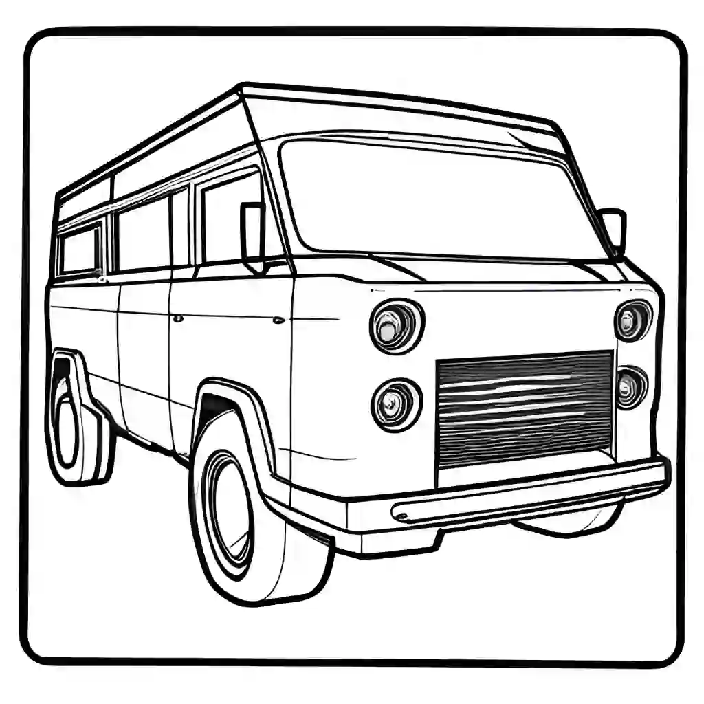 Sports Utility Vehicle coloring pages